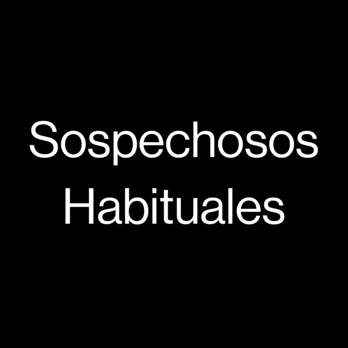 Sospechosos habituales